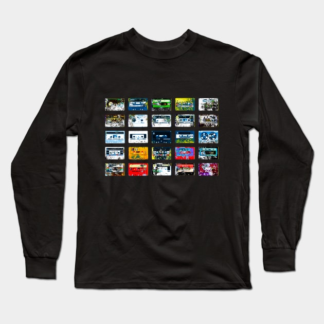 Damaged tapes Long Sleeve T-Shirt by ElectricMint